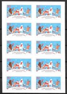 coleccion sellos navidad Alemania 2019