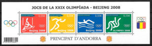 sellos de Jugos Olimpicos Andorra Francesa 2008