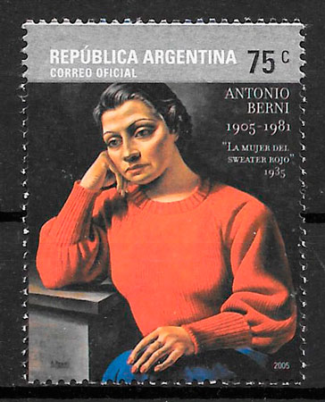 sellos pintura Argentina 2005