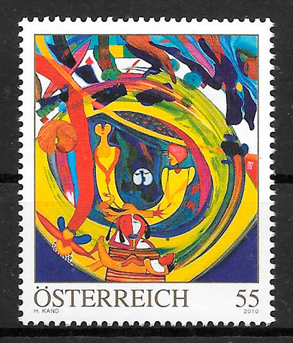 sellos pintura Austria 2010