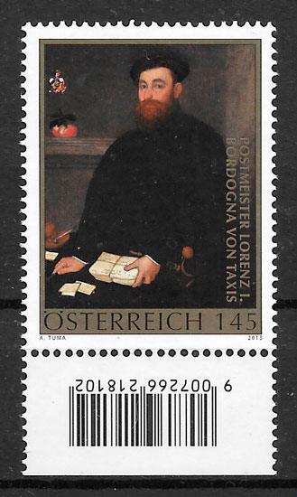 colecciñon sellos pintura Austria 2013