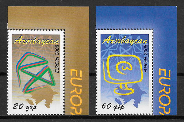 filatelia coleccion Europa Azerbaiyan 2008