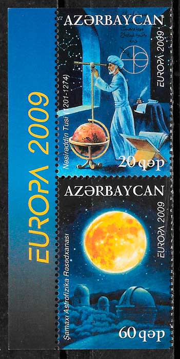 filatelia coleccion europa Azerbaiyan 2009