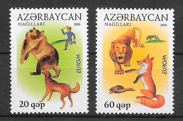 coleccion sellos Europa Azerbaiyan 2010