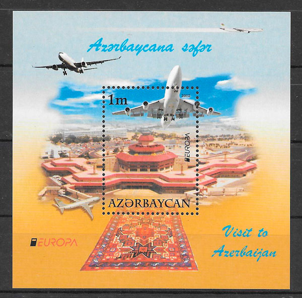 coleccion sellos Europa Azerbaiyan 2012