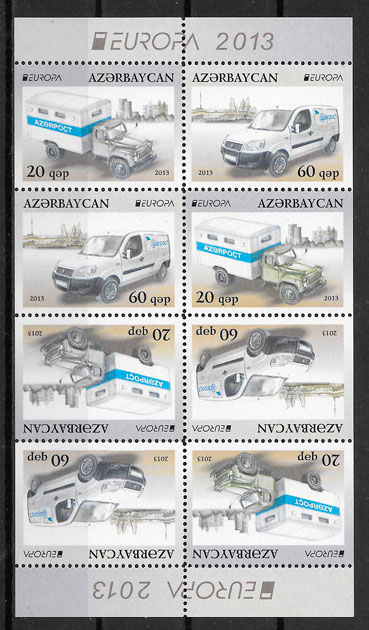 sellos Europa Azerbaiyan 2013