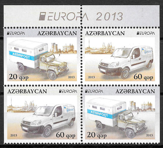 filatelia Europa Azerbaiyan 2013