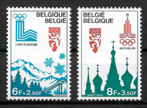 coleccion sellos olimpiadas Belgica 1978