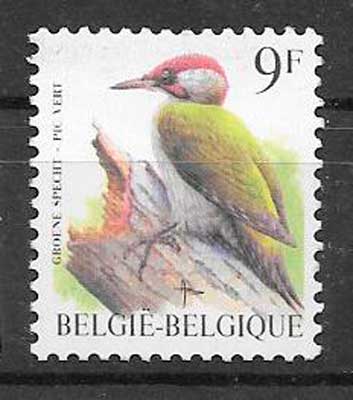 sellos fauna Belgica 1998