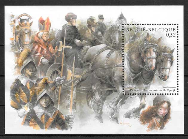 sellos Belgica fauna 2002