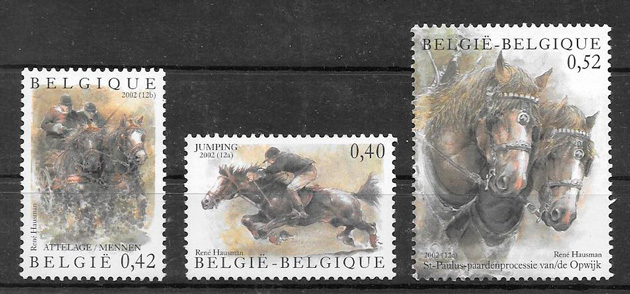 sellos fauna Belgica 2002