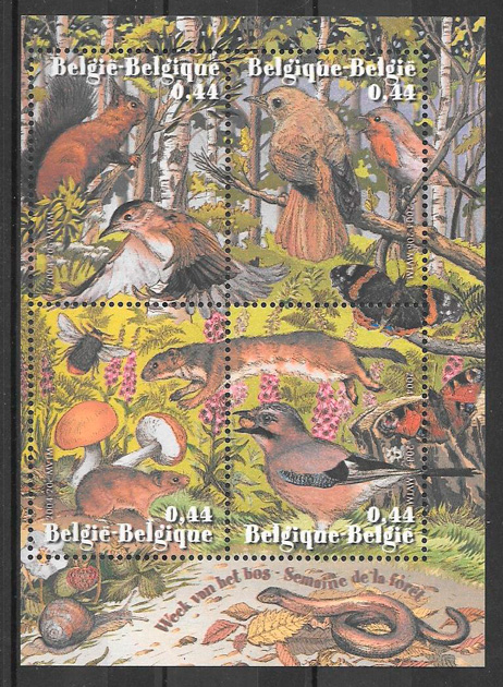 sellos fauna Belgica 2004