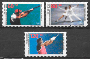 colección sellos olimpiadas Berlin 1988