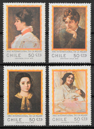 sellos pintura Chile 1975