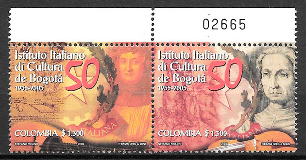 sellos pintura Colombia 2006