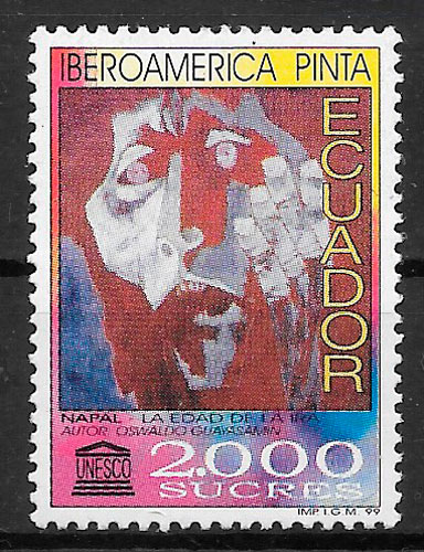 selos pintura 1999 Ecuador