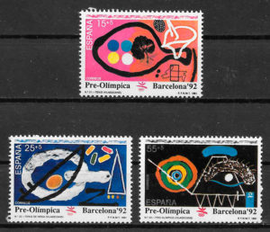 filatelia coleccion olimpiadas Espana 1991