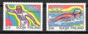 sellos olimpiadas Finlandia 1992