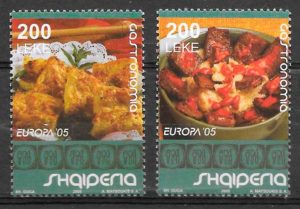 coleccion sellos Europa Albania 2005