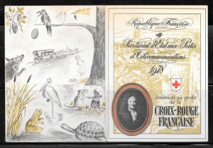 colección sellos cruz roja Francia 1978