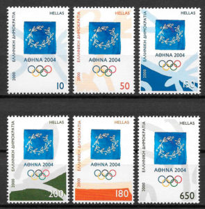 filatelia olimpiadas Grecia 2000