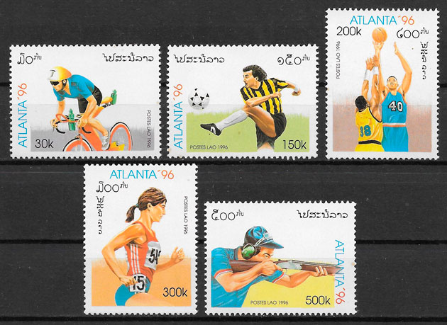 selos olimpiadas Laos 1996