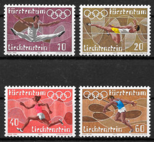 filatelia olimpiadas Liechtenstein 1972