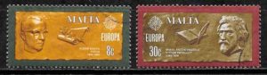 filatelia Europa Malta 1980