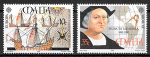 filatelia Europa Malta 1992