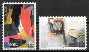 filatelia Europa Malta 1993