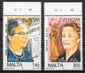filatelia coleccion Europa Malta 1996
