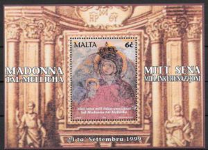 filatelia pintura Malta 1999