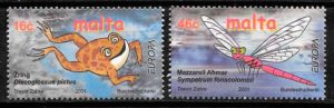 filatelia coleccion Europa Malta 2001