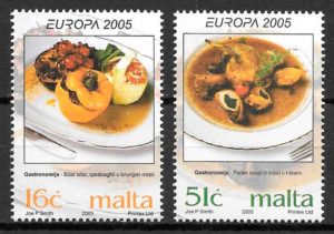 filatelia Europa Malta 2000
