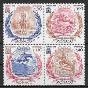 filatelia coleccion olimpiadas Monaco 1972