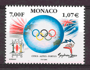 sellos olimpiadas Monaco 200