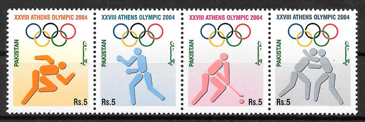 selos olimpiadas Pakistán 2004