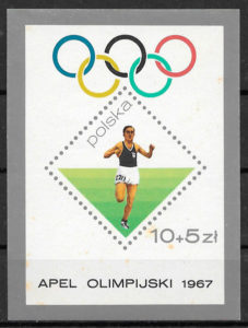 selos olimpiadas Polonia 1964