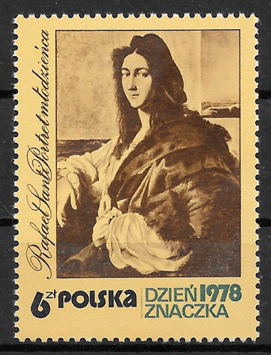 sellos pintura Polonia 1978