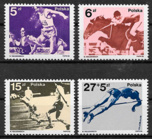 sellos olimpiadas Polonia 1983