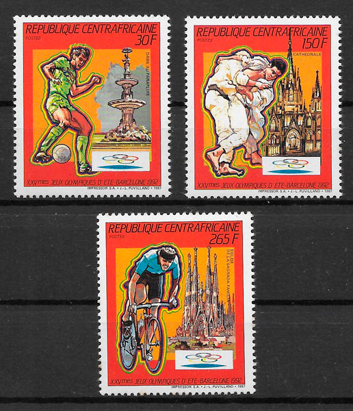 selos olimpiadas RCA 1992