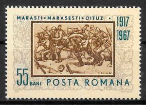 sellos pintura Rumania 1967