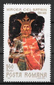coleccion sellos pintura Rumania 1968