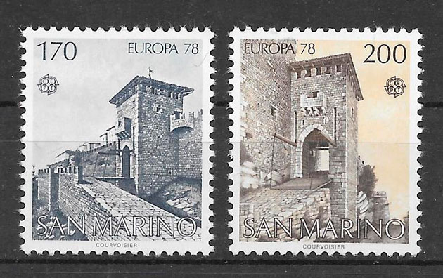 sellos Europa San Marino 1978