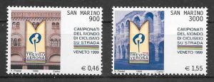 filatelia colección deporte San Marino 1999