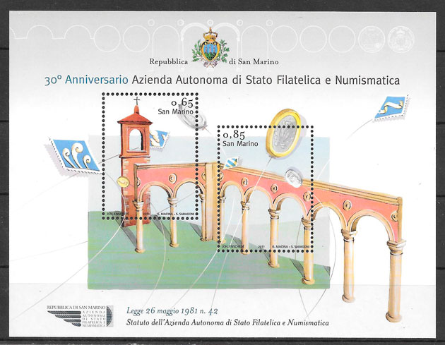 SELLOS arquitectura San Marino 2011