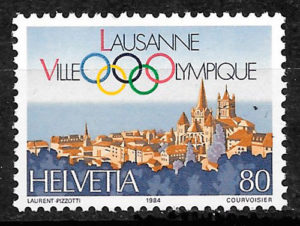 sellos olimpiadas Suiza 1984