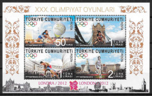 sellos olimpiadas Turquia 2012