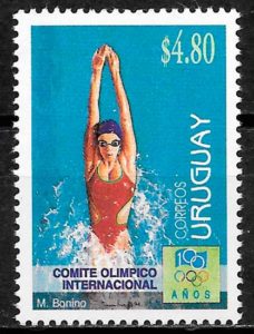 sellos olimpiadas Uruguay 1994