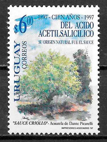 sellos pintura Uruguay 1997